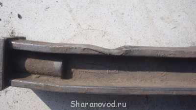 Вот что получилось с не родной опорой