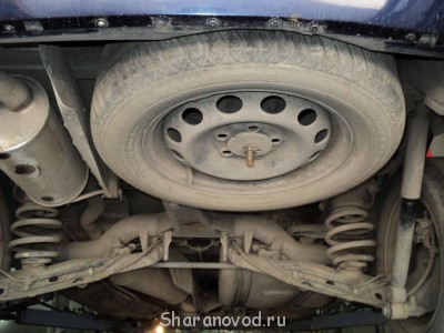 Крепление запасного колеса Лифт запаски  - DSC00243.JPG
