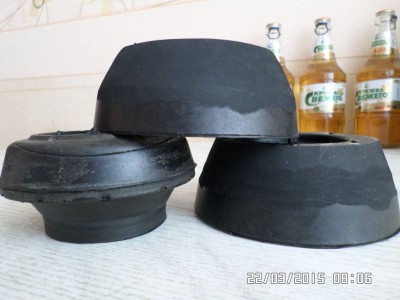 Точить- обязательно,  иначе не впендюриваеться, точил на угад...брал старый опорник и, по нему стачивал...