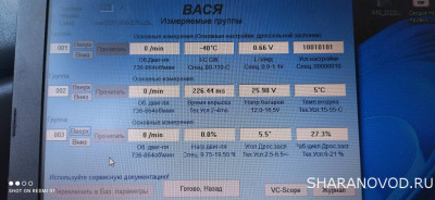 Температура, напряжение?