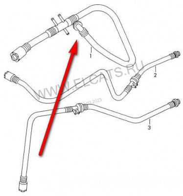 Куплю вакуумную трубку 7M1611931R - 7M1611931R - Вакуумная магистраль с обратным клапаном.jpg