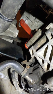 На этом месте находился компрессор АС