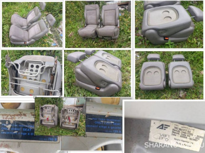 Продам сиденья Шаран задние Sharan Volkswagen Ford Galaxy Seat Alhambra I и II поколений до и после 2000г.  - collage.jpg