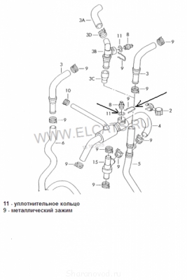 Уходит антифриз охлаждающая жидкость  - кольцо.png