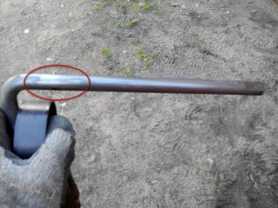 кочерга после наждачки