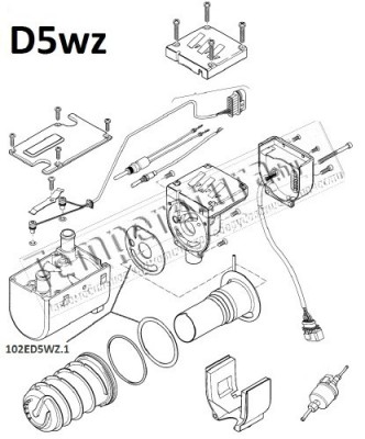 Ремонт штатного догревателя D5WZ Шаран, Галакси, Альхамбра  - 444.jpg