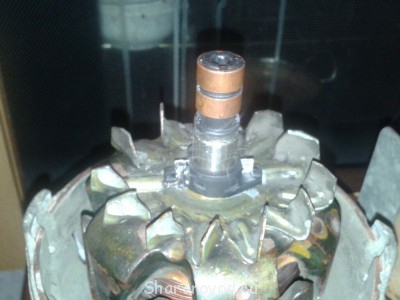 Вал с кольцами