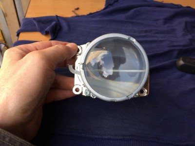 Налет на линзе изнутри .