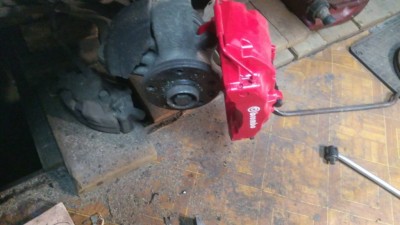 Подсчет выноса тормозного диска