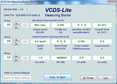 машина заведена