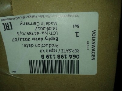 Замена ремня привода ГРМ на 1.8 турбо AWC отчёт с фото  - 20180605_203134.jpg