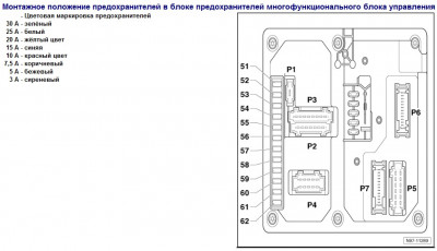 наш предохранитель 54 на 10А и разъем Р2