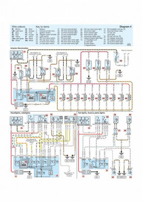 Авто начал закрываться самостоятельно - схема_4 освещение салона.jpg