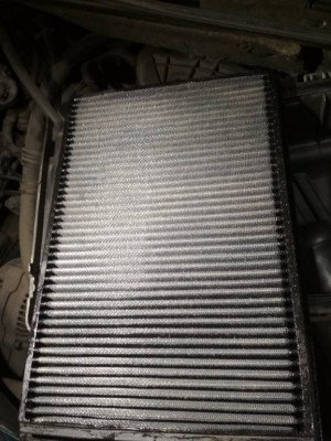 Чистый фильтр, масло растворил и продул