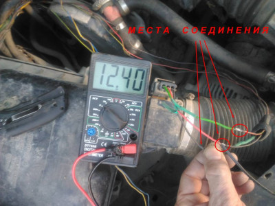 ВИДНЫ МЕСТА ПАЙКИ И РАСЦВЕТКА ПРОВОДОВ.